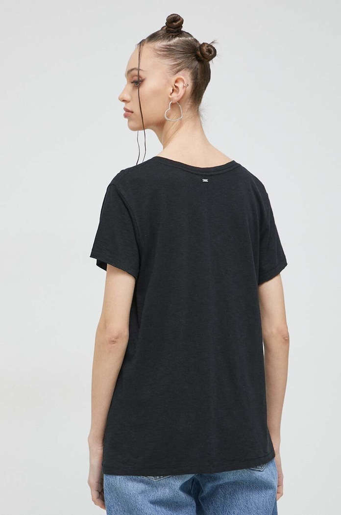 Odzież Superdry t-shirt W1011181A.02A czarny
