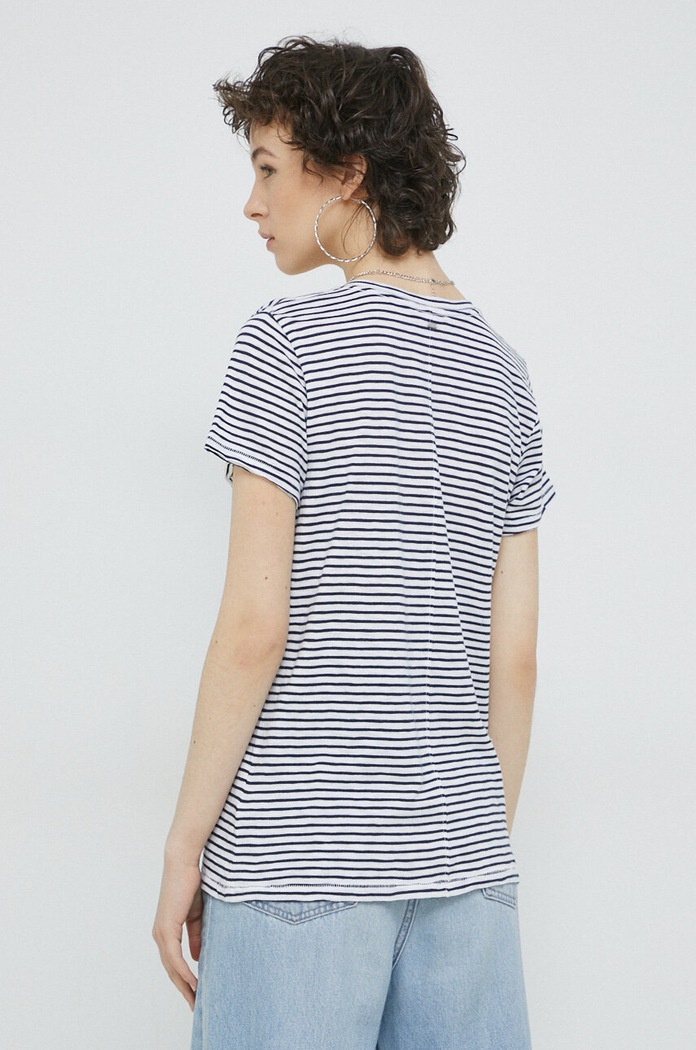 Îmbrăcăminte Superdry tricou W1011181A.9JU bleumarin