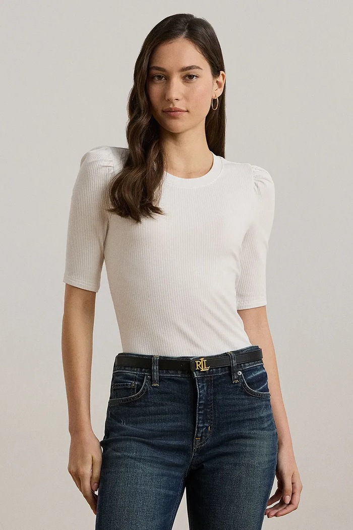 Lauren Ralph Lauren t-shirt pozostałe biały 200902618
