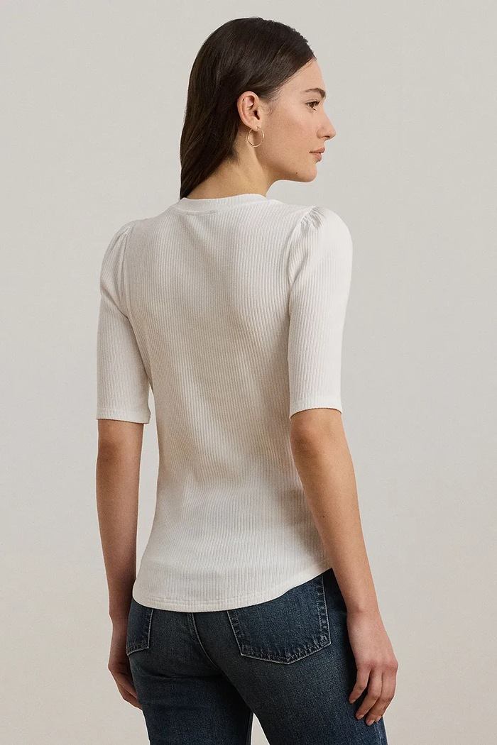 Lauren Ralph Lauren t-shirt 200902618 biały AW25