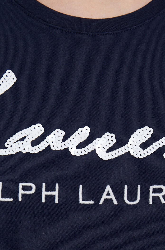 T-shirt Lauren Ralph Lauren granatowy 200903384