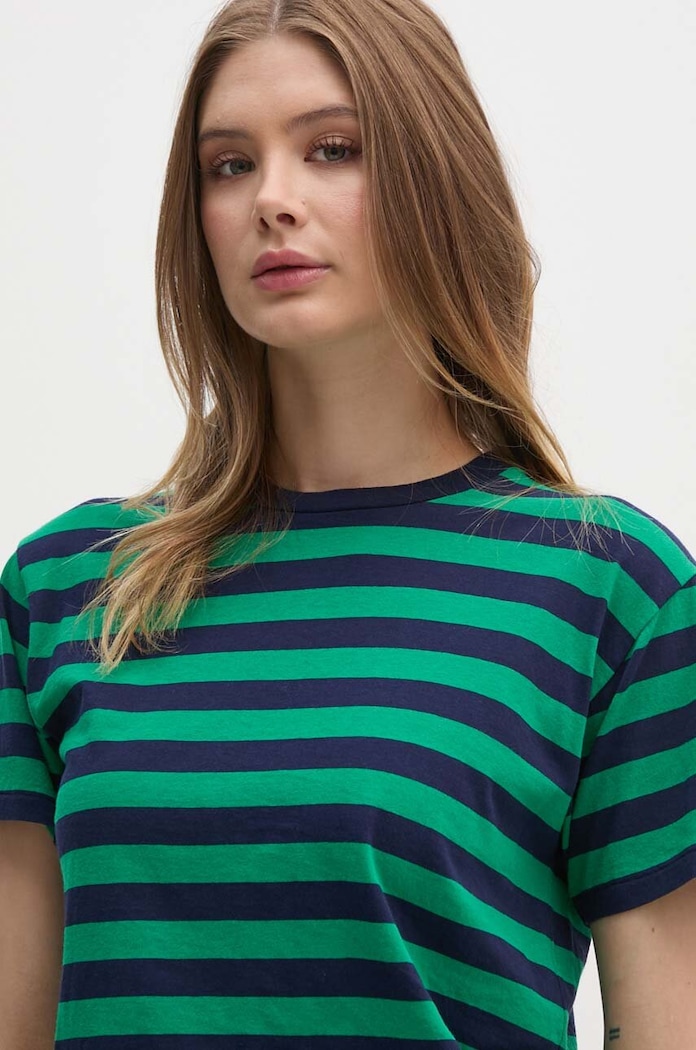 Bavlněné tričko Polo Ralph Lauren zelená 211891564