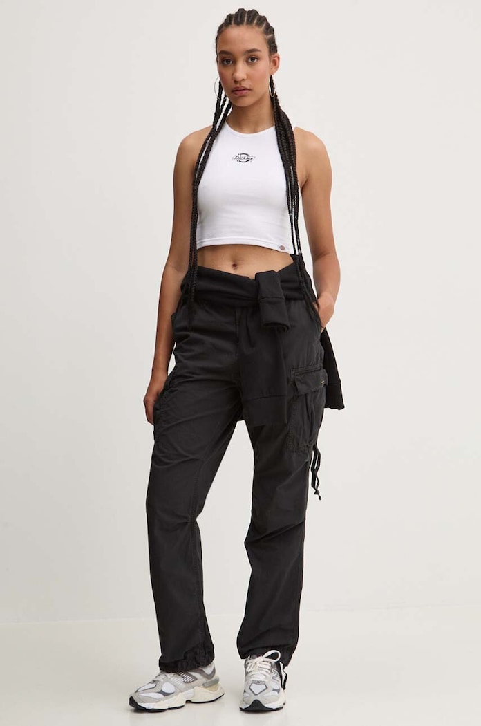 Dickies top DK0A4Y8DBLK1 biały AW24