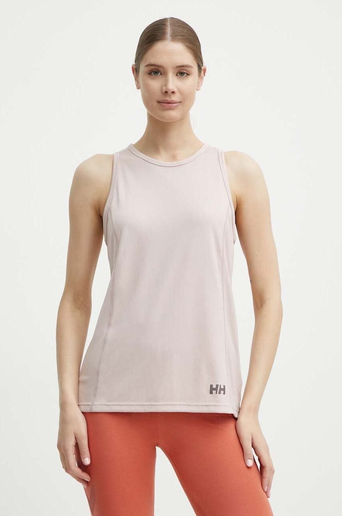 Sportovní top Helly Hansen Solen hladký růžová 49491