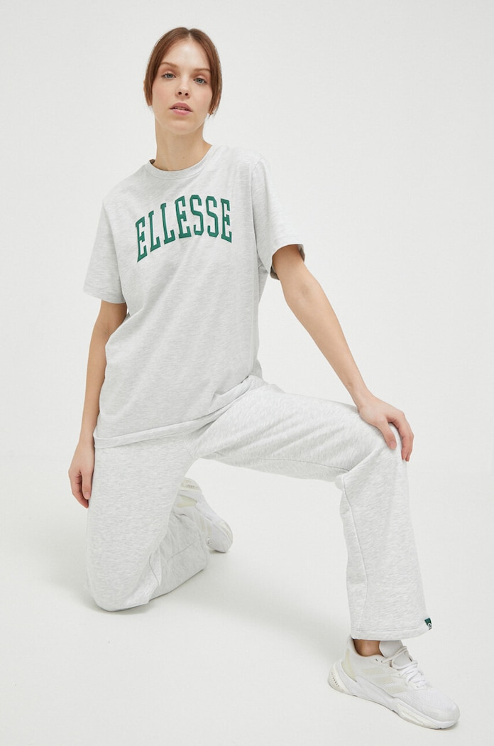 Ellesse Bavlnené tričko Ellesse SGR17859 sivá SS23