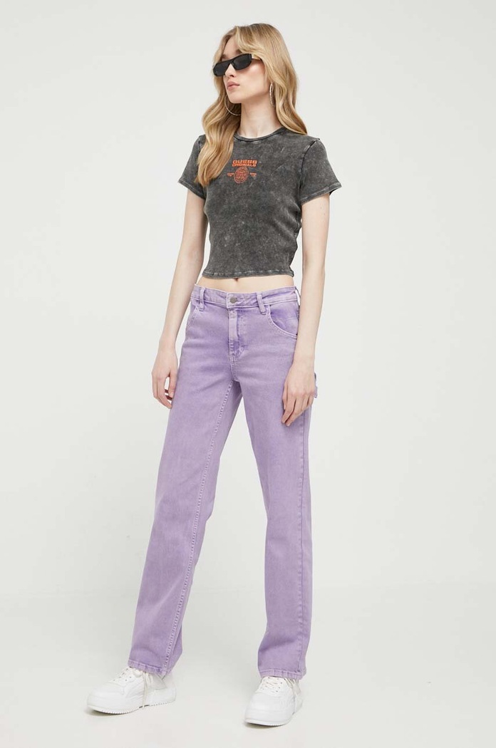 Μπλουζάκι Guess Originals SW3GI51KA0H4 μαύρο SS23