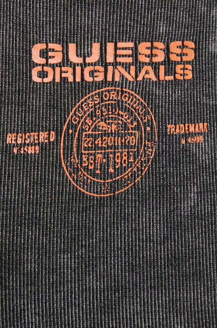 Μπλουζάκι Guess Originals SW3GI51KA0H4 μαύρο