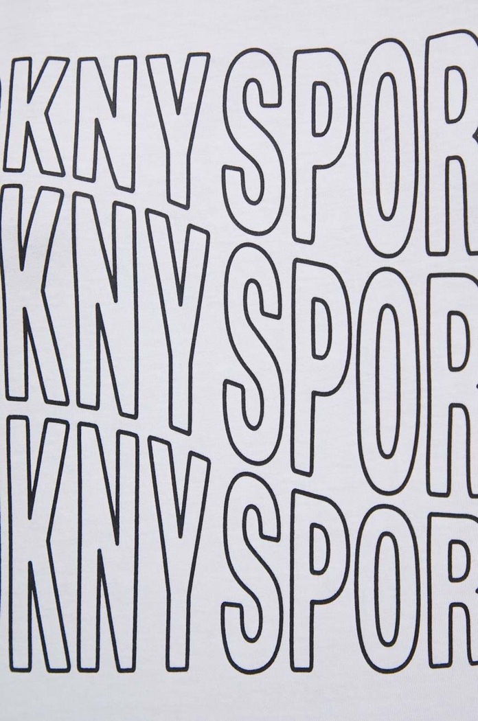 Bombažna kratka majica Dkny DP3T9319 bela