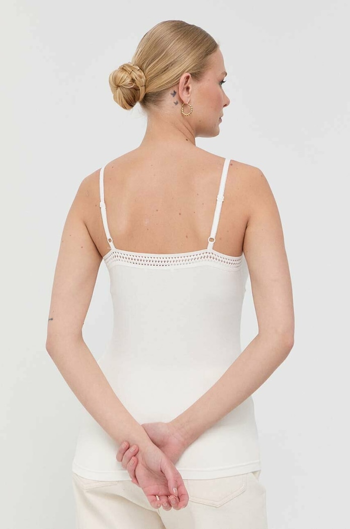 Îmbrăcăminte Morgan top BARBA.N.OFF.WHITE alb