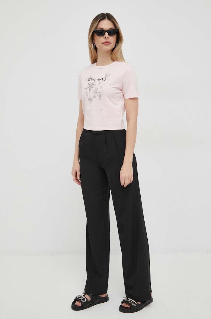 Miss Sixty T-shirt 6W2SJ8151000 różowy SS23