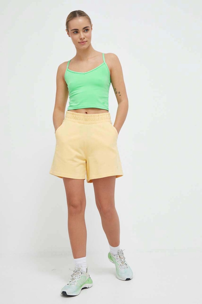 4F top 4FSS23TTSHF557 zielony SS23