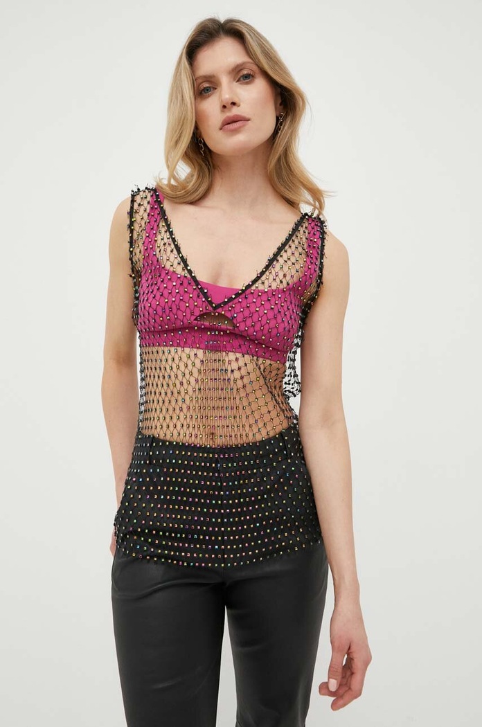 Top Patrizia Pepe černá 2M4292.A274