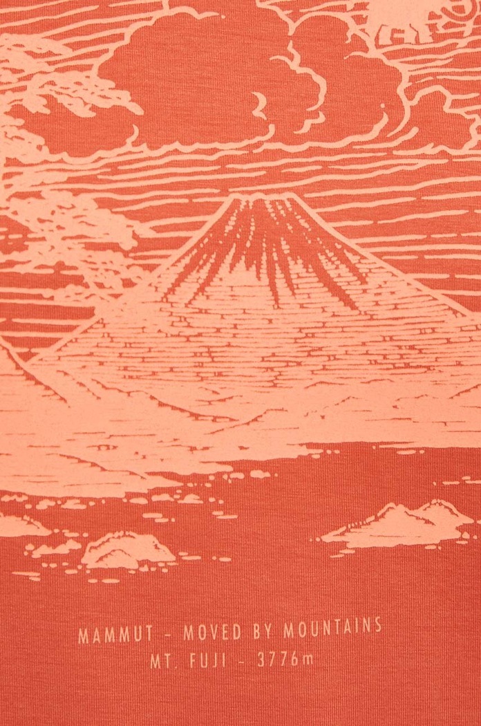Mammut sportos póló Mountain Fujiyama 1017.04112 narancssárga