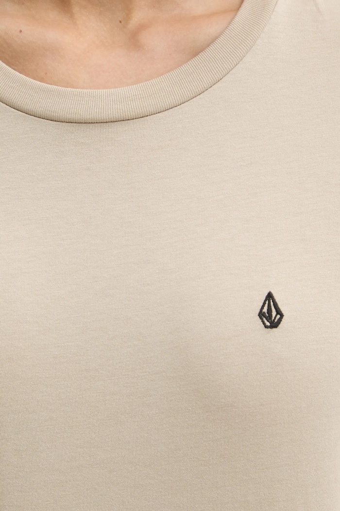 Volcom t-shirt bawełniany B3532210.BLK beżowy