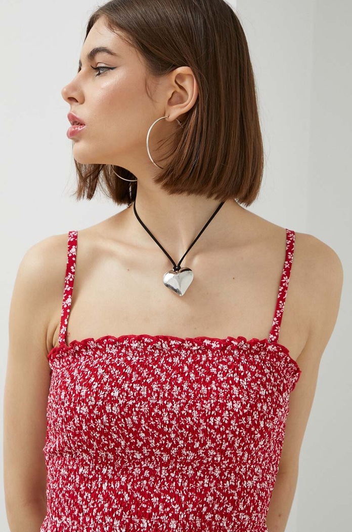 Top Hollister Co. κόκκινο KI340.3146.508