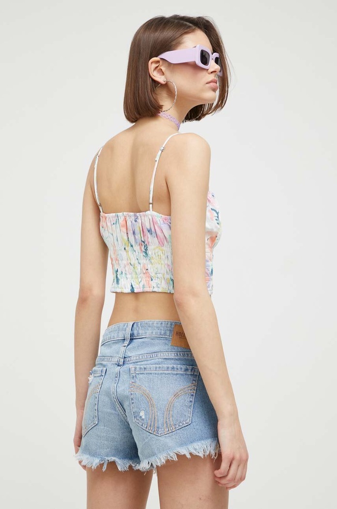 Ρούχα Top Abercrombie & Fitch The Trevor Project KI140.3368.101 λευκό