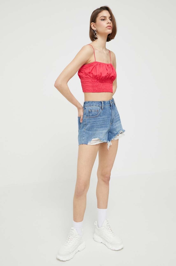 Abercrombie & Fitch top x The Trevor Project KI140.3368.640 rózsaszín SS23