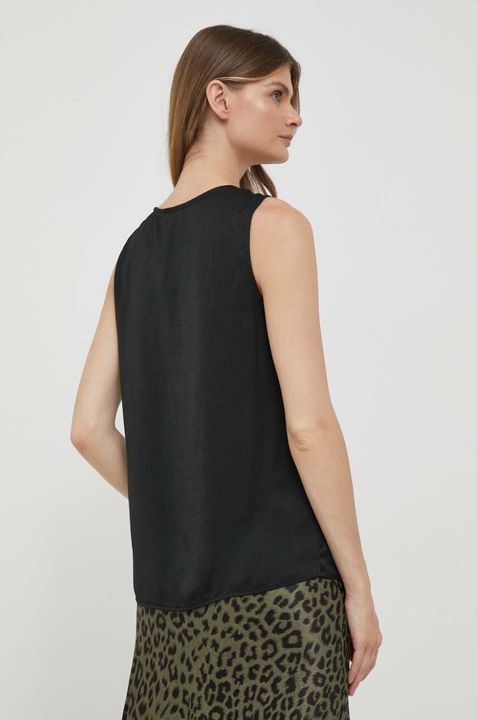 Oblečení Halenka United Colors of Benetton 53KFDQ06S.100 černá