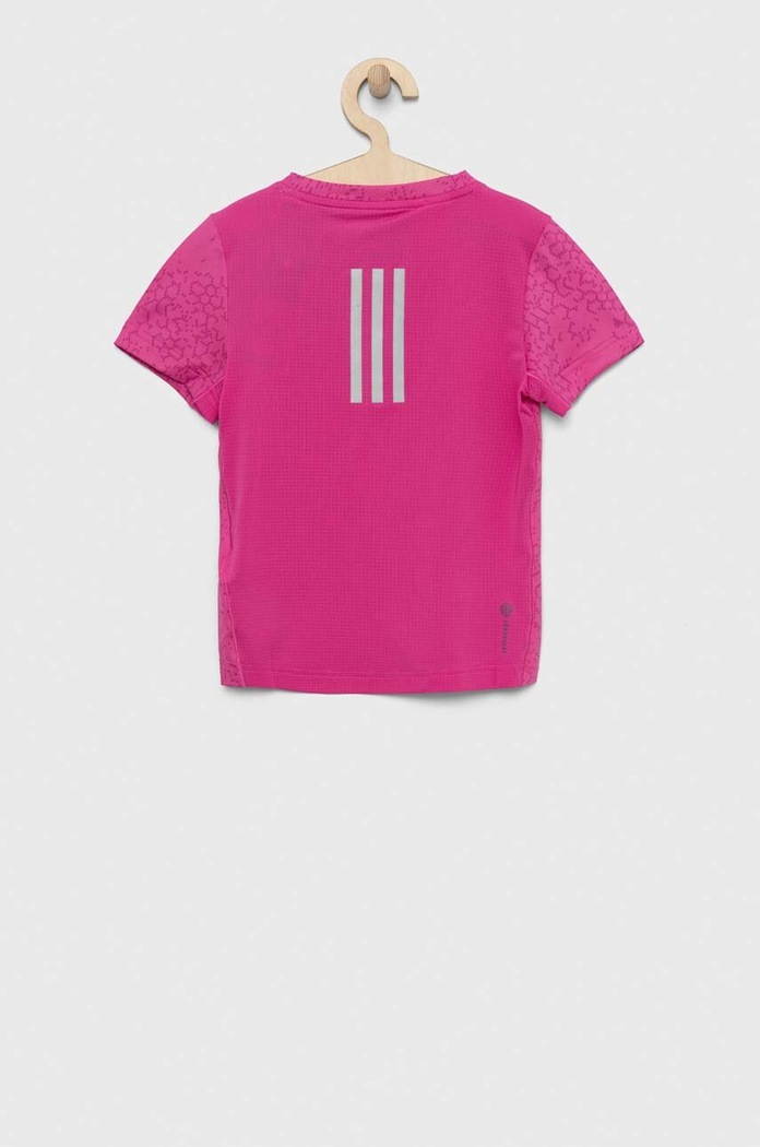 adidas t-shirt dziecięcy G RUN TEE IB8869 fioletowy SS23