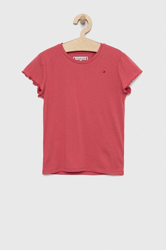 Tommy Hilfiger t-shirt dziecięcy pozostałe różowy KG0KG07052.PPYX