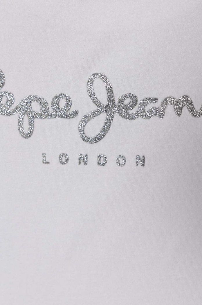Момиче Детска тениска Pepe Jeans PG502924 бял