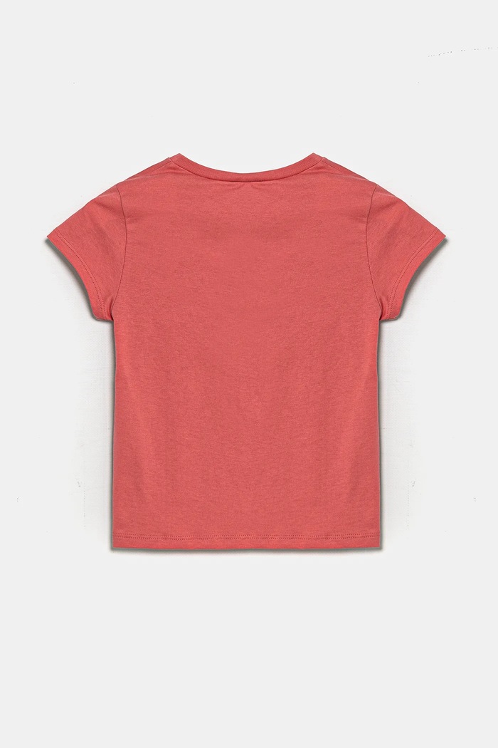 Detské bavlnené tričko United Colors of Benetton 3I1XG106Y.P.SEASONAL ružová SS25