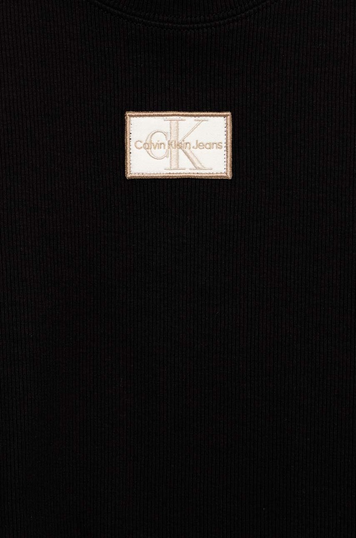 Calvin Klein Jeans gyerek póló fekete IG0IG01945.PPYX