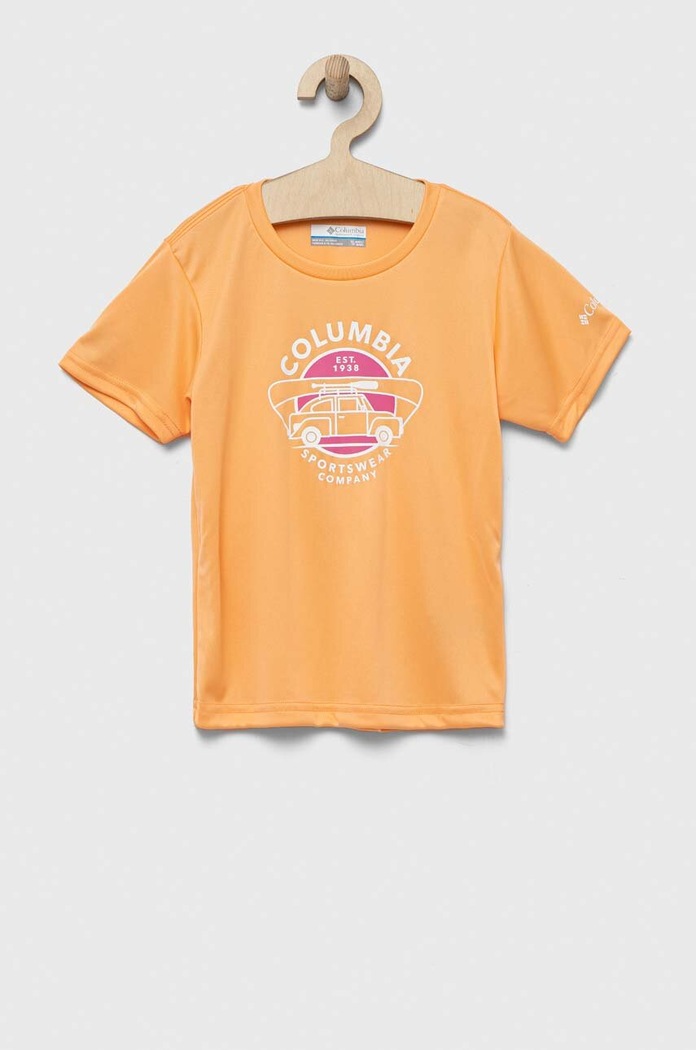 Παιδικό μπλουζάκι Columbia Mirror Creek Short Sleeve Graphic Shirt άλλο πορτοκαλί 1989701.PPYX