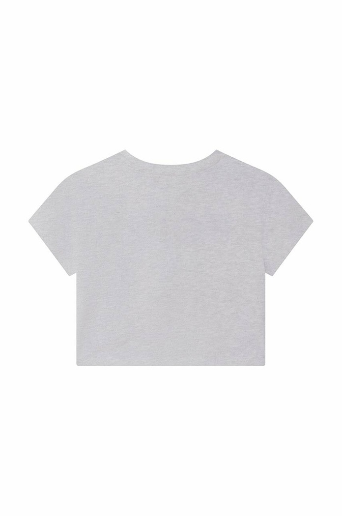 Michael Kors t-shirt bawełniany dziecięcy R15163.114.150 szary SS23