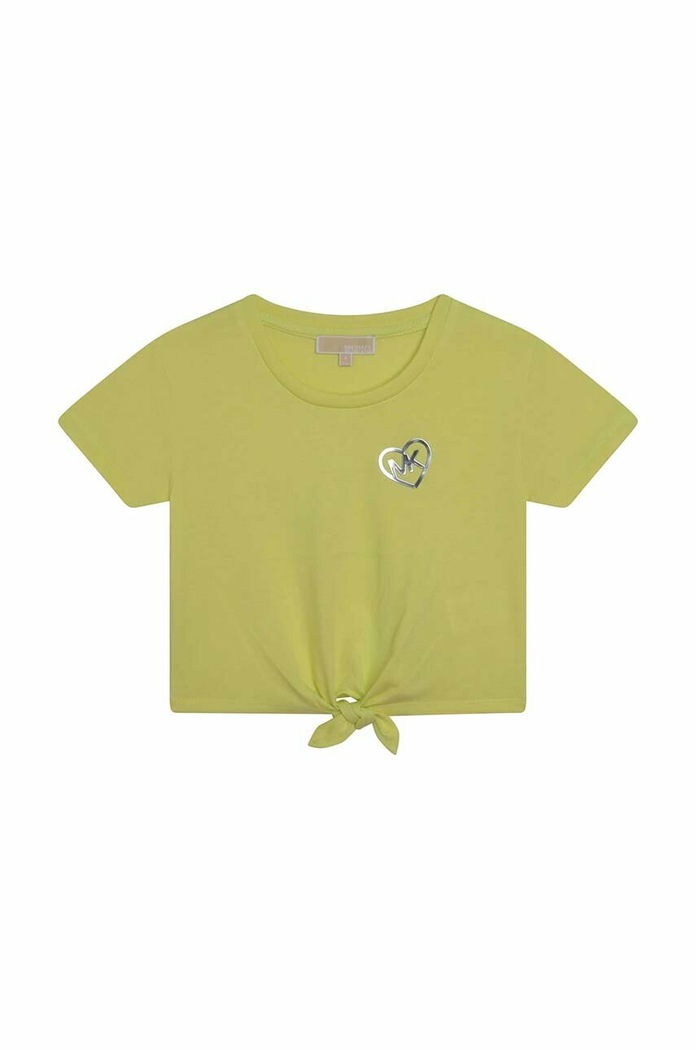 Michael Kors t-shirt dziecięcy z elastanem żółty R15167.114.150