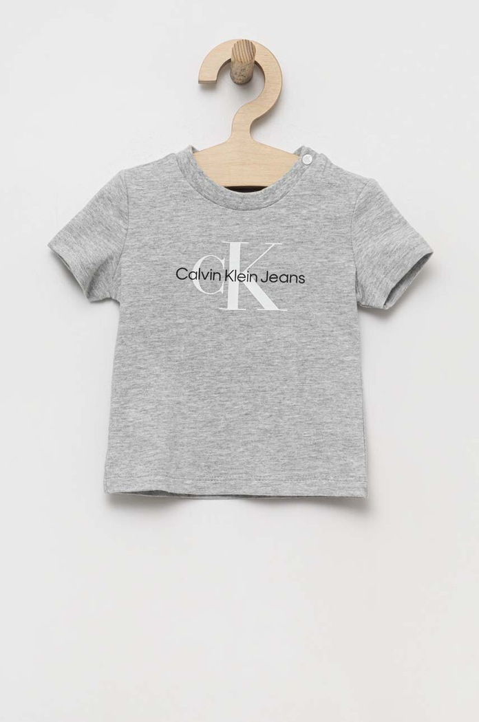 Calvin Klein Jeans T-shirt dziecięcy szary IN0IN00001.PPYX