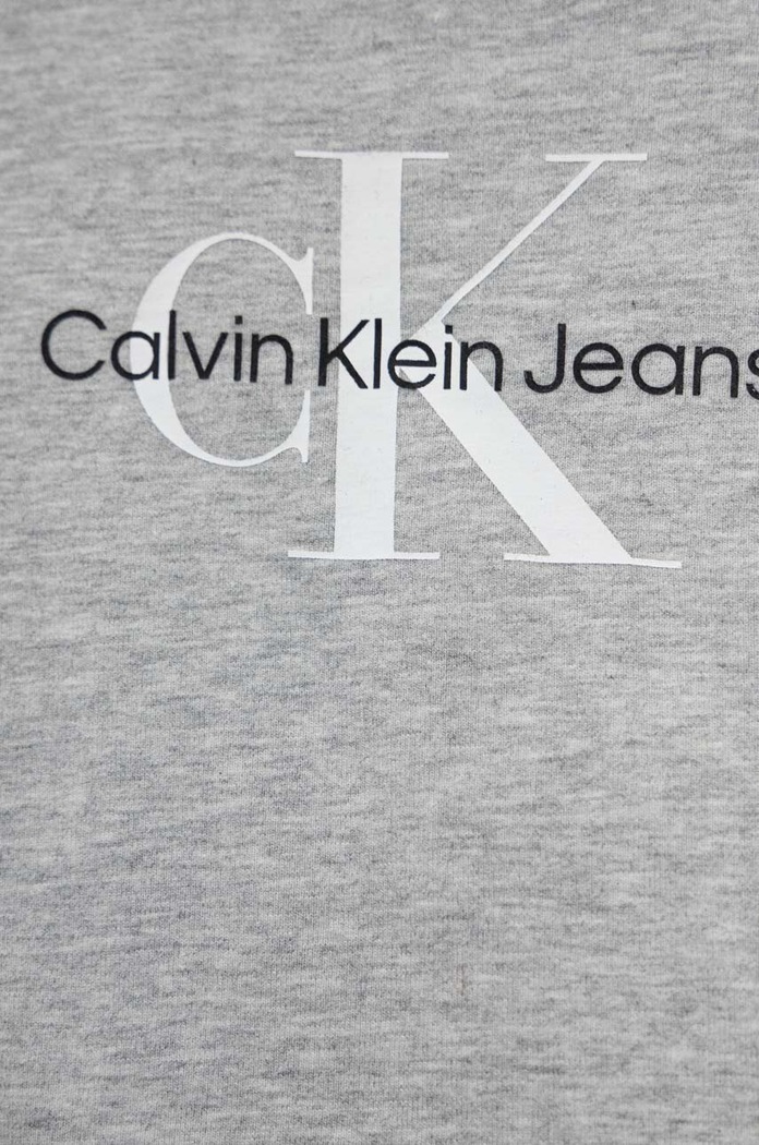 Chłopiec Calvin Klein Jeans T-shirt dziecięcy IN0IN00001.PPYX szary
