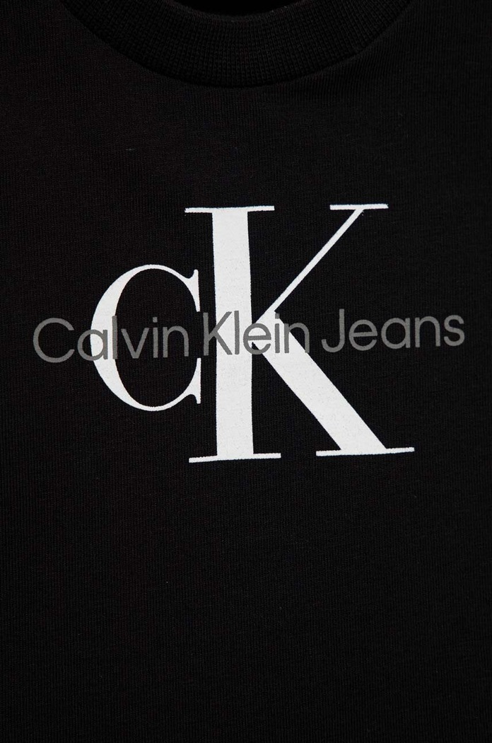 Κοριτσίστικα Παιδικό μπλουζάκι Calvin Klein Jeans IN0IN00001.PPYX μαύρο