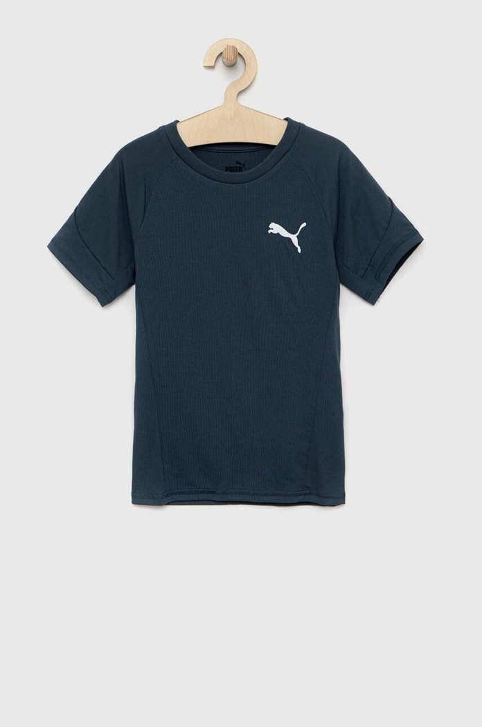 Puma t-shirt dziecięcy EVOSTRIPE Tee B pozostałe niebieski 67318716.PPYX