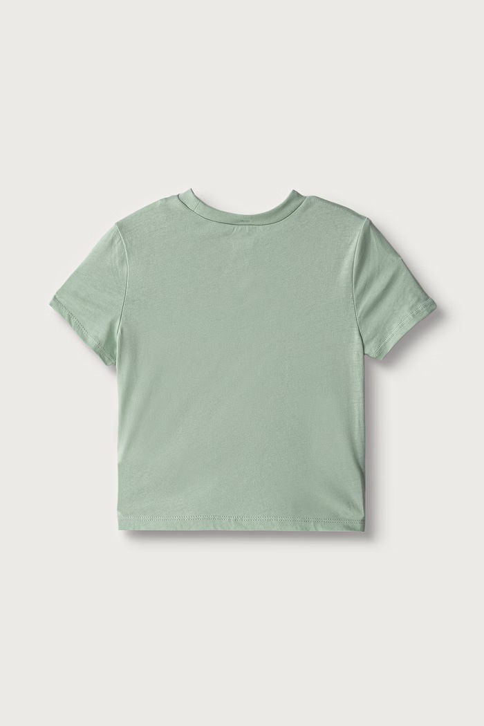 Levi's T-shirt dziecięcy bawełniany z elastanem 6E8157 turkusowy SS25