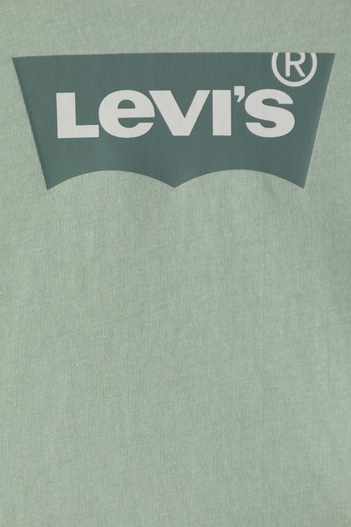 Chłopiec Levi's T-shirt dziecięcy bawełniany z elastanem 6E8157 turkusowy
