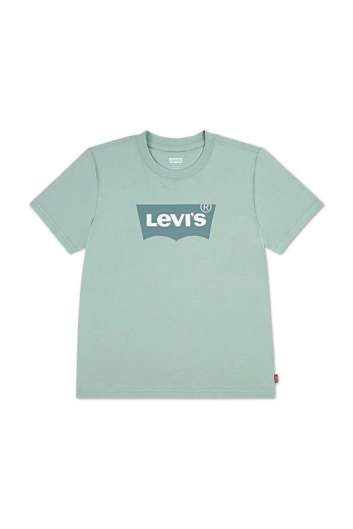 Levi's tricou de bumbac pentru copii print verde 8E8157