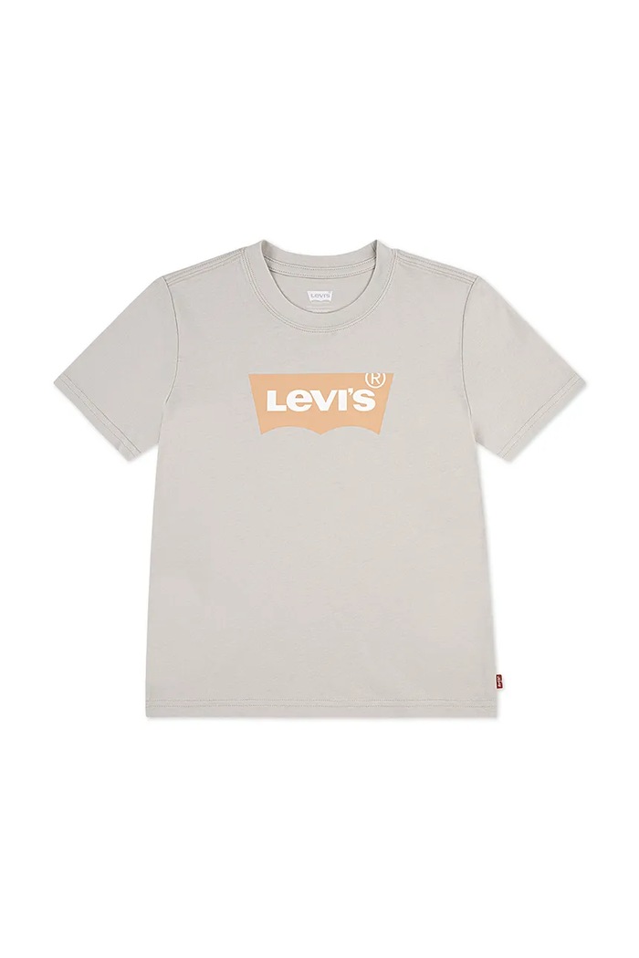 Levi's tricou de bumbac pentru copii print bej 8E8157