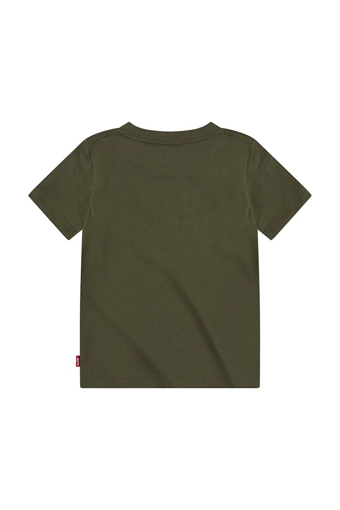 Levi's Тениска за деца от памук BATWING TEE 8E8157 зелен SS26