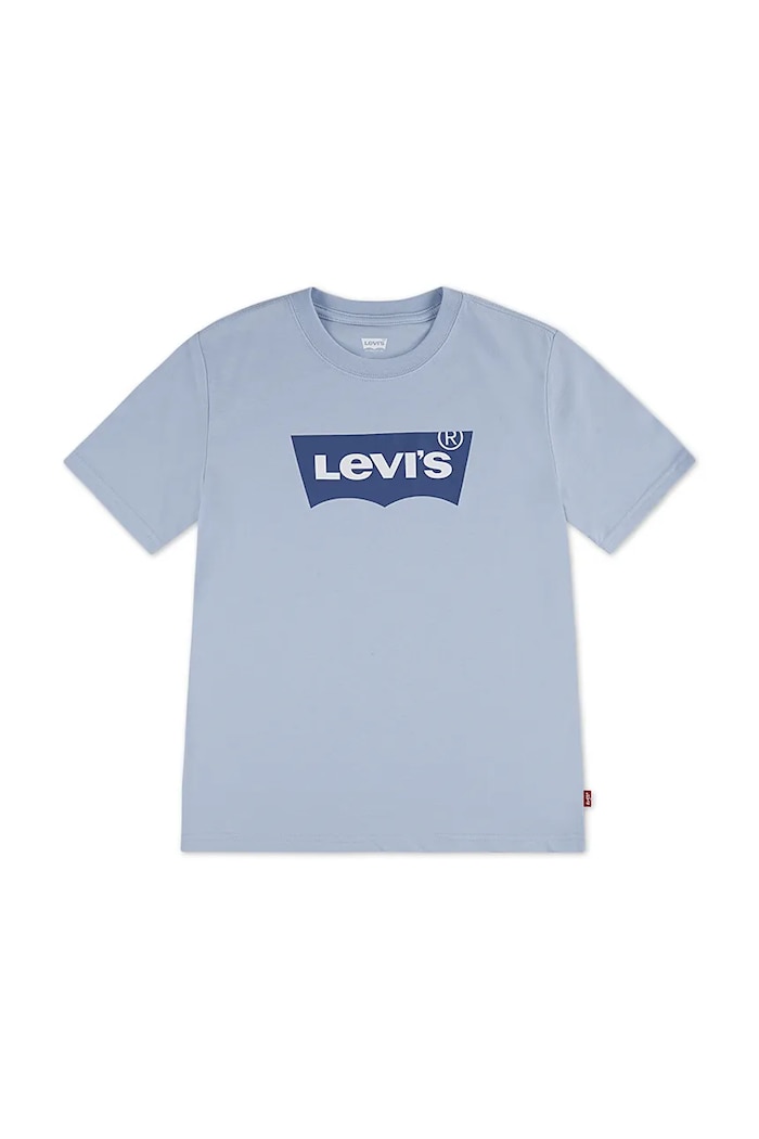 Levi's tricou de bumbac pentru copii print albastru 9E8157