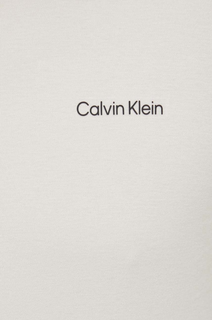 Bavlněné tričko Calvin Klein K10K109894.PPYX béžová