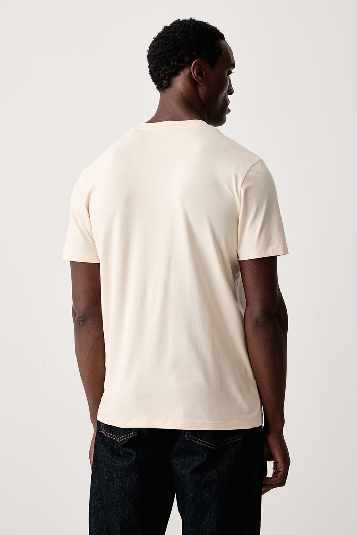 Odzież Guess T-shirt męski z bawełną HEDLEY Z2YI12.JR06K beżowy
