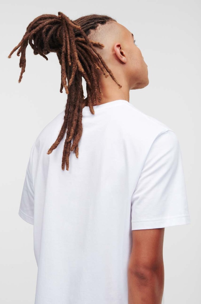 Karl Lagerfeld Jeans t-shirt bawełniany 231D1706 biały AA00