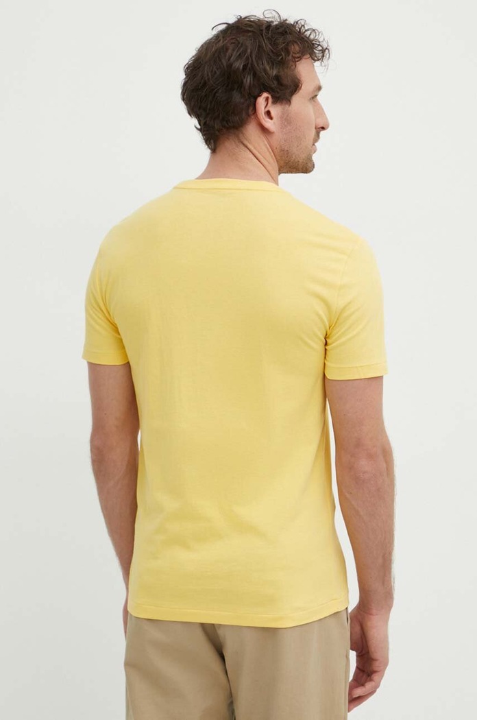 Oblečenie Polo Ralph Lauren Basic tričko pánske bavlnené 710671438 žltá
