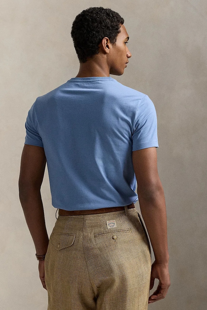 Polo Ralph Lauren basic majica kratkih rukava muška pamučna 710671438 plava SS26
