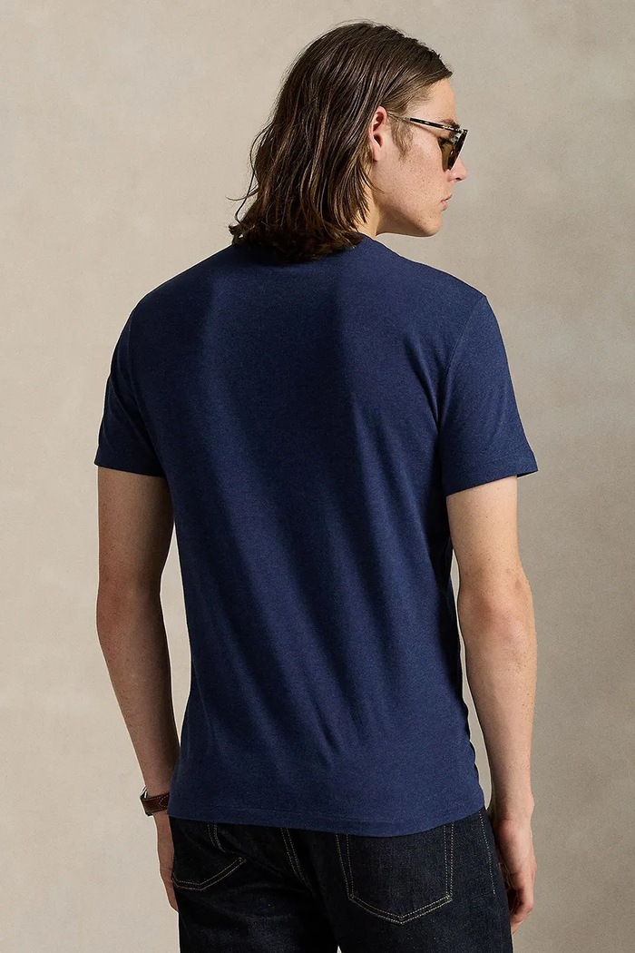 Polo Ralph Lauren T-shirt basic męski bawełniany 710671438 granatowy SS26