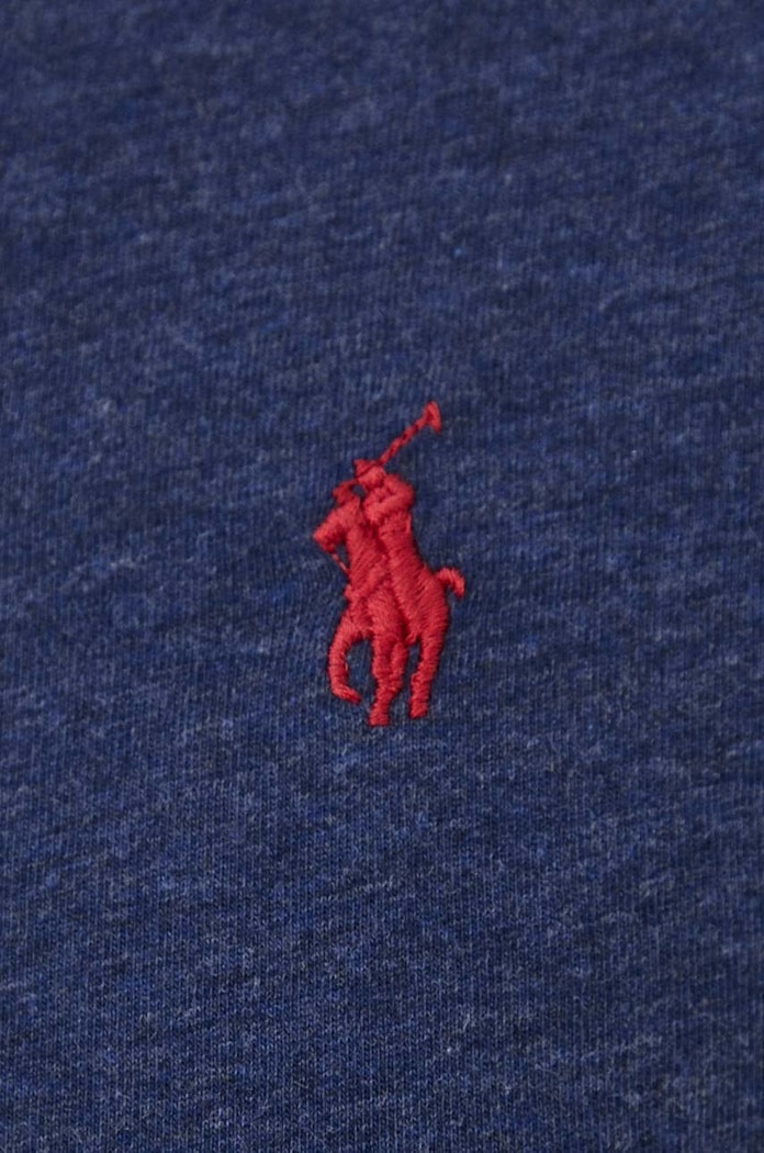 Polo Ralph Lauren βασικό t-shirt βαμβακερό ανδρικό σκούρο μπλε 710671438