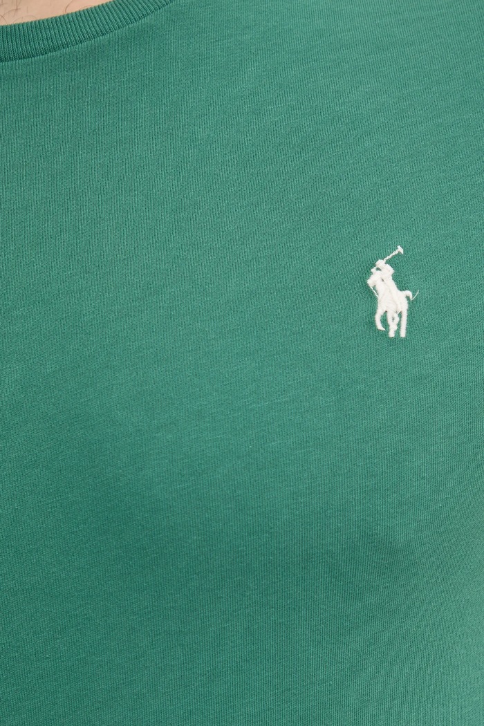 Polo Ralph Lauren Μπλουζάκι basic βαμβακερό ανδρικό 710671438 πράσινο