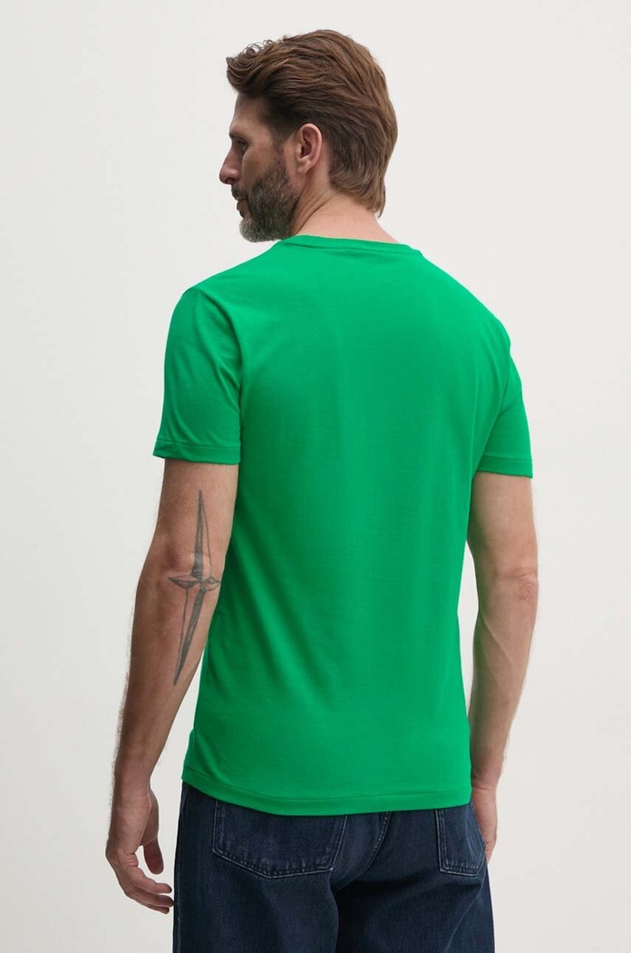 Odzież Polo Ralph Lauren T-shirt basic męski bawełniany 710671438 zielony