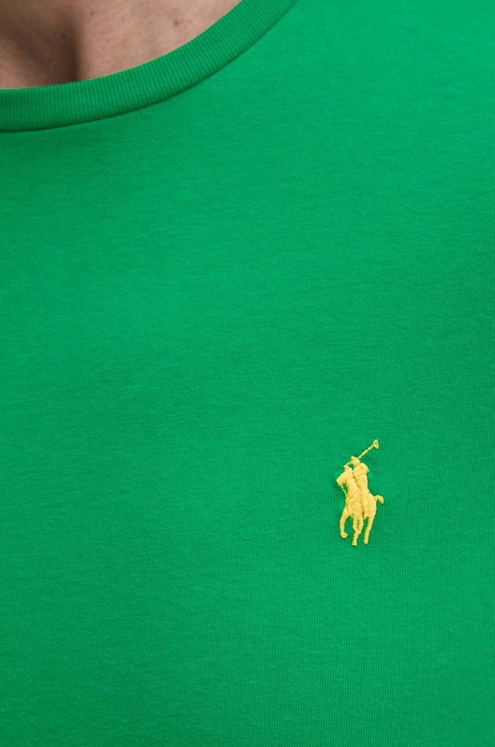 Polo Ralph Lauren T-shirt basic męski bawełniany 710671438 zielony